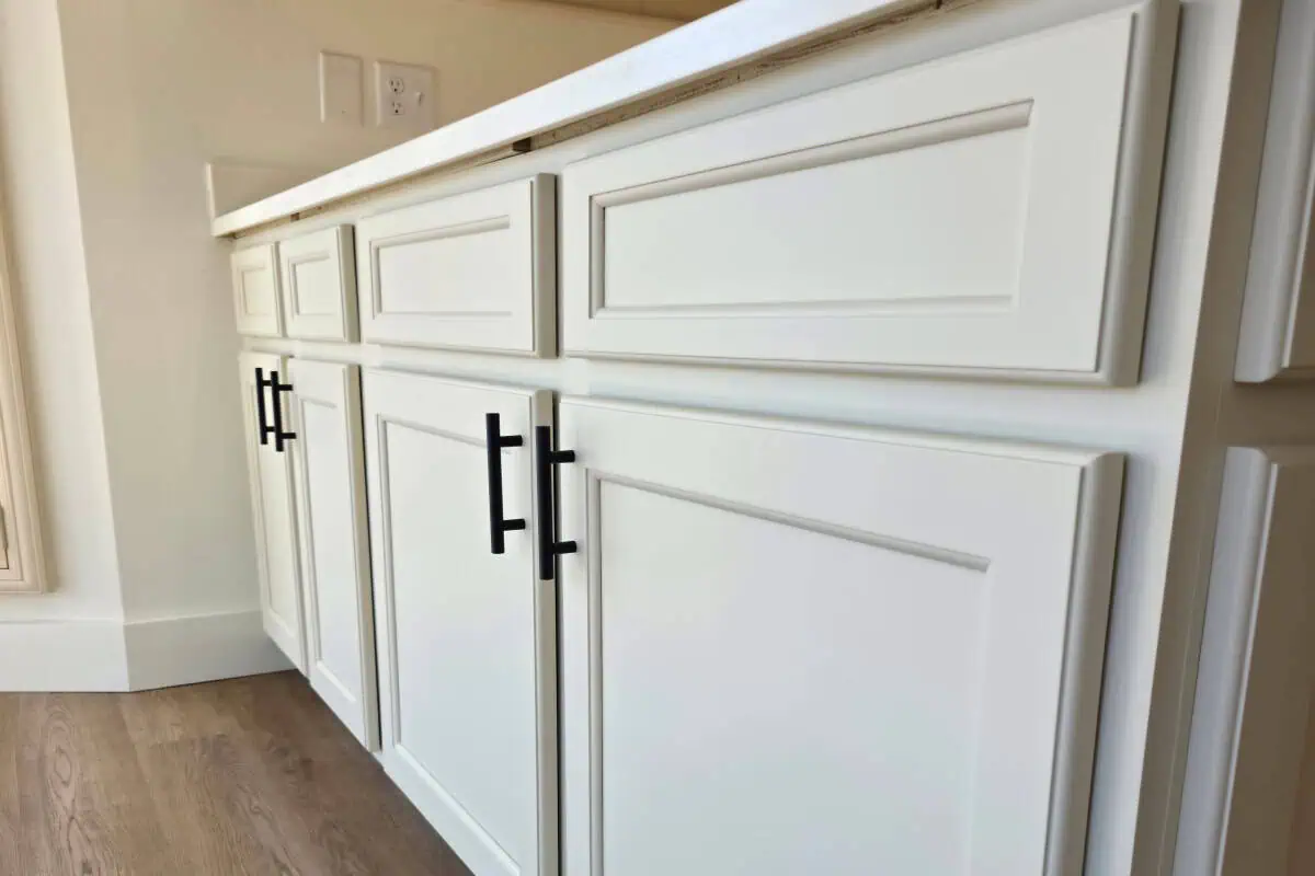 Painted cabinets